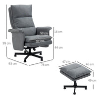 Massagesessel Fußhocker Elektrisch Fernsehsessel Relaxsessel 120kg
