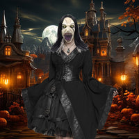 Halloween Horror Maske Frau Kostüm Geistermaske