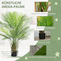 Künstliche Palme Kunstpflanze Topf Dekopflanze Zimmerpflanze