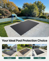 Pool Abdeckplane 4x8m Plane Winterabdeckplane PVC Poolabdeckung