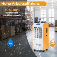 90L Luftentfeuchter Kommerziell 24H Timer Digitalanzeige Entfeuchter