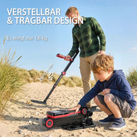 Metalldetektor Faltbar Metallsuchgerät Metallsuche Detektor Suchgerät Wasserfest