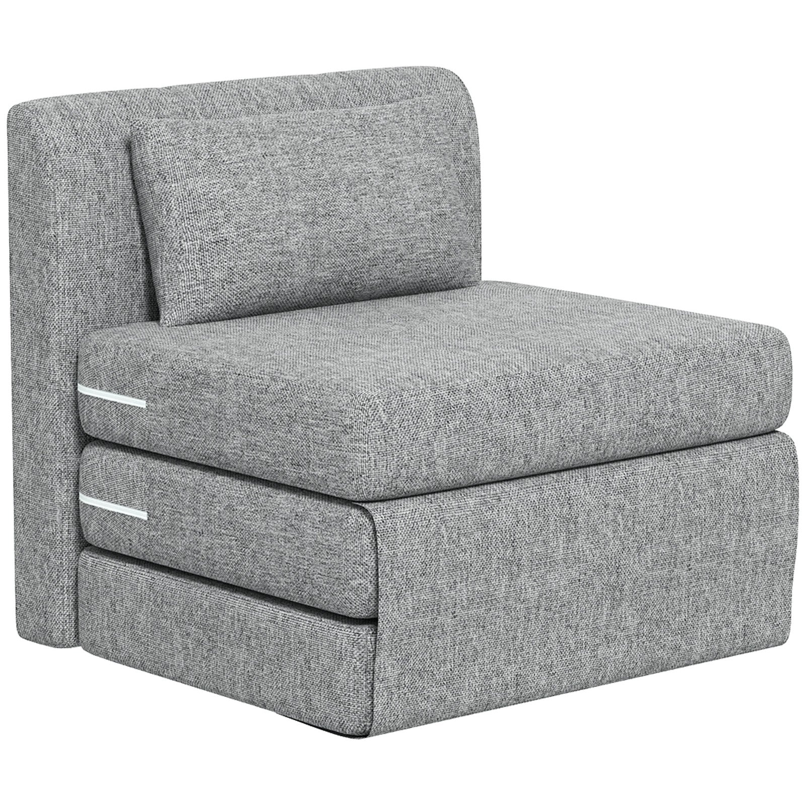 Bodensessel Klappbar Schlafsofa Einzelbett Sofa 80x75x74cm