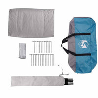 Tipi Familienzelt 8 Personen Campingzelt 410x410x250cm Wasserdicht