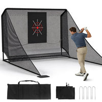 Golf Trainingsnetz Abschlagnetz Ballrücklauf Seitenschutz 304x217cm Outdoor