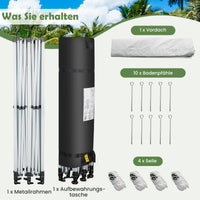 Faltpavillon 3x6m Pop Up Pavillon Gartenpavillon Wasserdicht