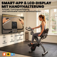 Heimtrainer Fahrrad Klappbar Liegeergometer Gym