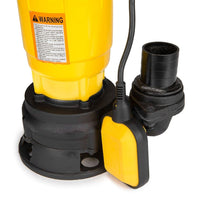 Schmutzwasserpumpe Zerkleinerer Klärgrubenpumpe Schwimmer Pumpe 750W 25000L/h