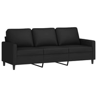3-Sitzer Sofa Couch Polstersofa 198cm Hocker Wohnzimmer