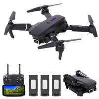 Drohne 4K Dual Kamera WiFi HD RC Quadrocopter Spielzeug 3 Akkus