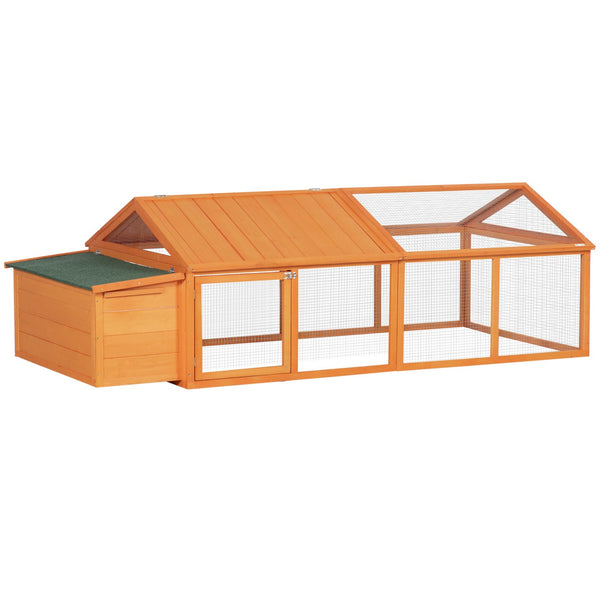 Hühnerstall Freilaufgehege 240x112x76cm Freigehege Schloss Tannenholz