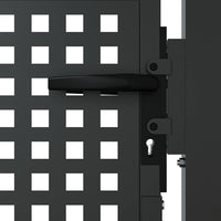 Gartentor Zauntor Hoftor Stahl 105x200cm Anthrazit Tor