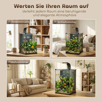 Aquarium Komplettset 36L LED Beleuchtung 30x30cm