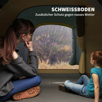 Campingzelt 4 Personen Wasserdicht Tunnelzelt Camping Outdoor Zelt