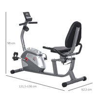 Liegeergometer Magnetwiderstand 110kg Heimtrainer Gym Training