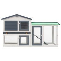 Kaninchenstall Hasenstall Kleintierstall Gehege 145x45x84cm