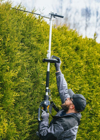 Elektrische Teleskop Gartenschere Hecke Schere Heckenschere 1200W 40cm