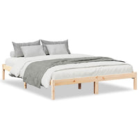 Massivholzbett Kiefernholz Einzelbett Holzbett 140x210cm