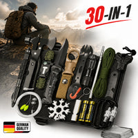 30in1 Survival Kit Überlebenskit Notfallausrüstung Camping Outdoor Set
