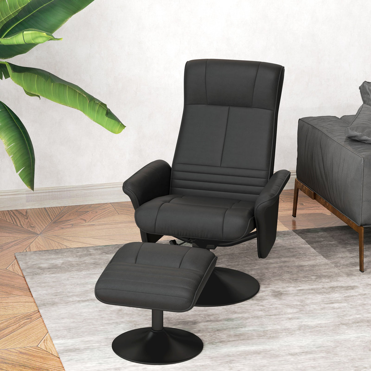 Relaxsessel Hocker Drehbar Fernsehsessel Liegefunktion Verstellbar Sessel