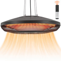 Infrarot Heizstrahler Decke 2000W Carbonfaser LED Licht Fernbedienung