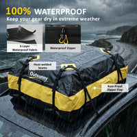 Dachbox Auto 425L Wasserdicht Gepäckbox Dachtasche Dachträgerbox