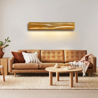 LED Wandleuchte Holz Vintage Retro 360 Grad Drehbar Lampe Beleuchtung Leuchte
