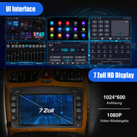 Autoradio 7 Zoll Android 15 Carplay GPS Bluetooth 2DIN Navigation Radio