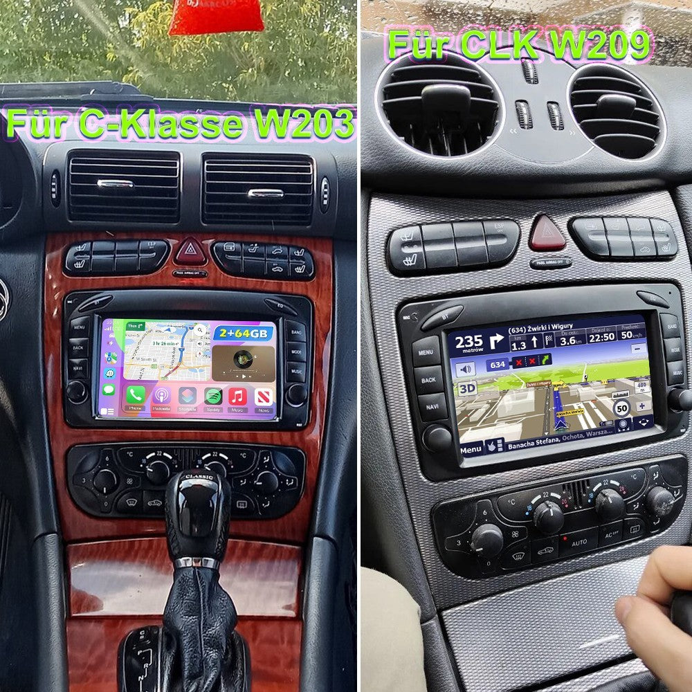 Autoradio 7 Zoll Android 15 Carplay GPS Bluetooth 2DIN Navigation Radio