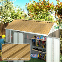 12x Trapezbleche 129x45cm 7m² Verzinkt Dachblech