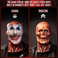 Halloween Maske Horror Clown Zombie Doppelschicht Cosplay