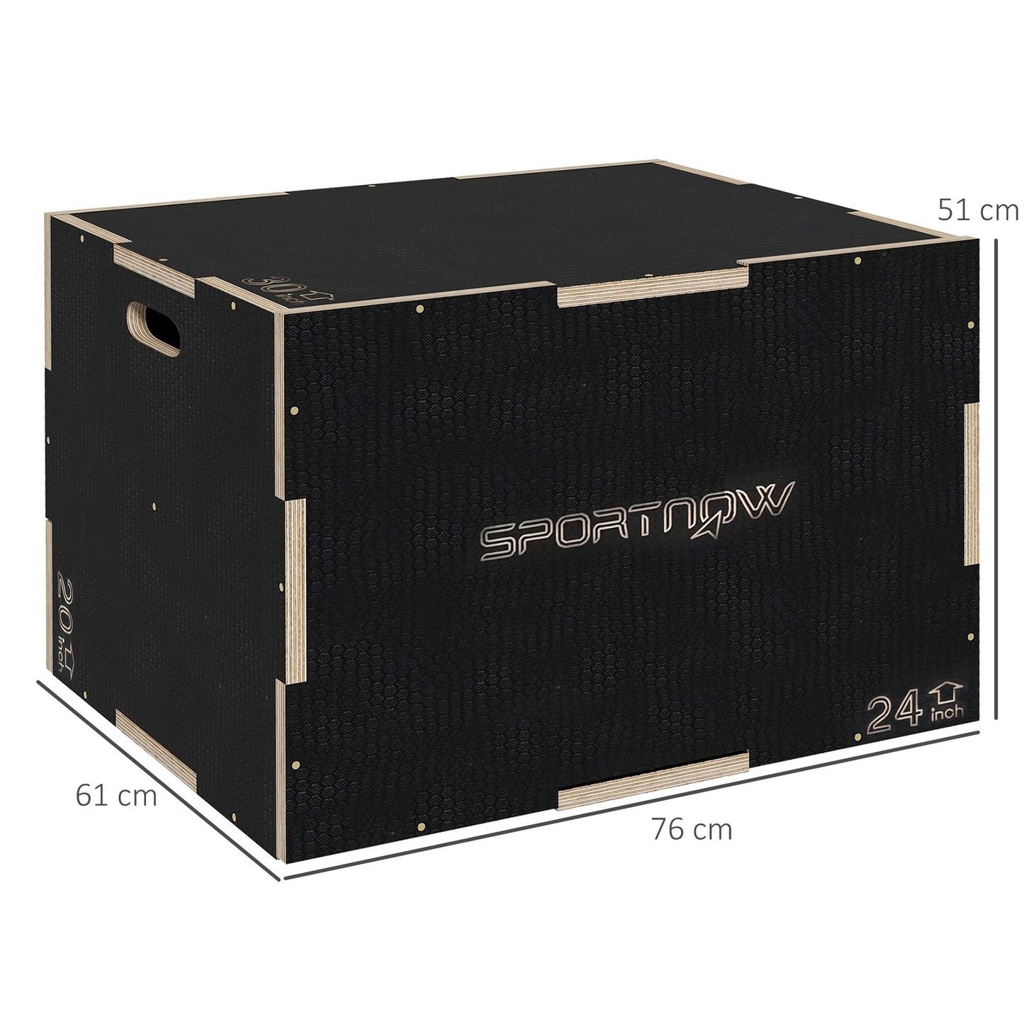 3in1 Plyo Box Sprungbox Holz Plyometric Box Jump Training Crossfit