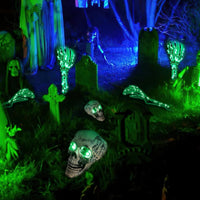 Halloween Totenkopf Skelett Schädel Skeletthände Deko Partyzubehör