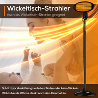 Heizstrahler Wickeltisch Standfuss Infrarot 2000W