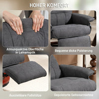 Relaxsessel Drehbar Liegefunktion Fernsehsessel Sessel Möbel