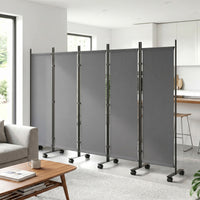 Raumteiler 5-teilig 252x170cm Paravent Sichtschutz