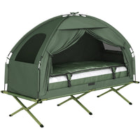 Feldbett Camping Set 4in1 Zelt Outdoor Bett