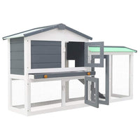 Kaninchenstall Hasenstall Kleintierstall Gehege 145x45x84cm