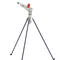 Feldberegner Impulsregner Stativ Sprinkler 2 Zoll Aluminium 34m Reichweite