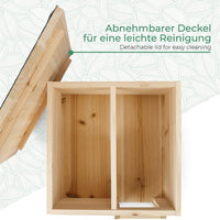 Igelhaus Labyrinth Eingang Igelhotel Igelhütte Holz Wetterfest Bausatz