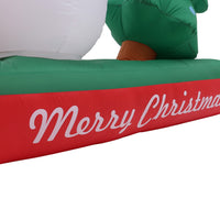 Aufblasbarer Schneemann 310cm LED Beleuchtung Weihnachtsdekoration