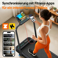 Laufband Elektrisch Klappbar Steigung APP Heimtrainer