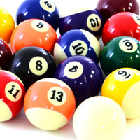 16x Billardkugeln Stück Pool Kugeln Nummeriert Billard