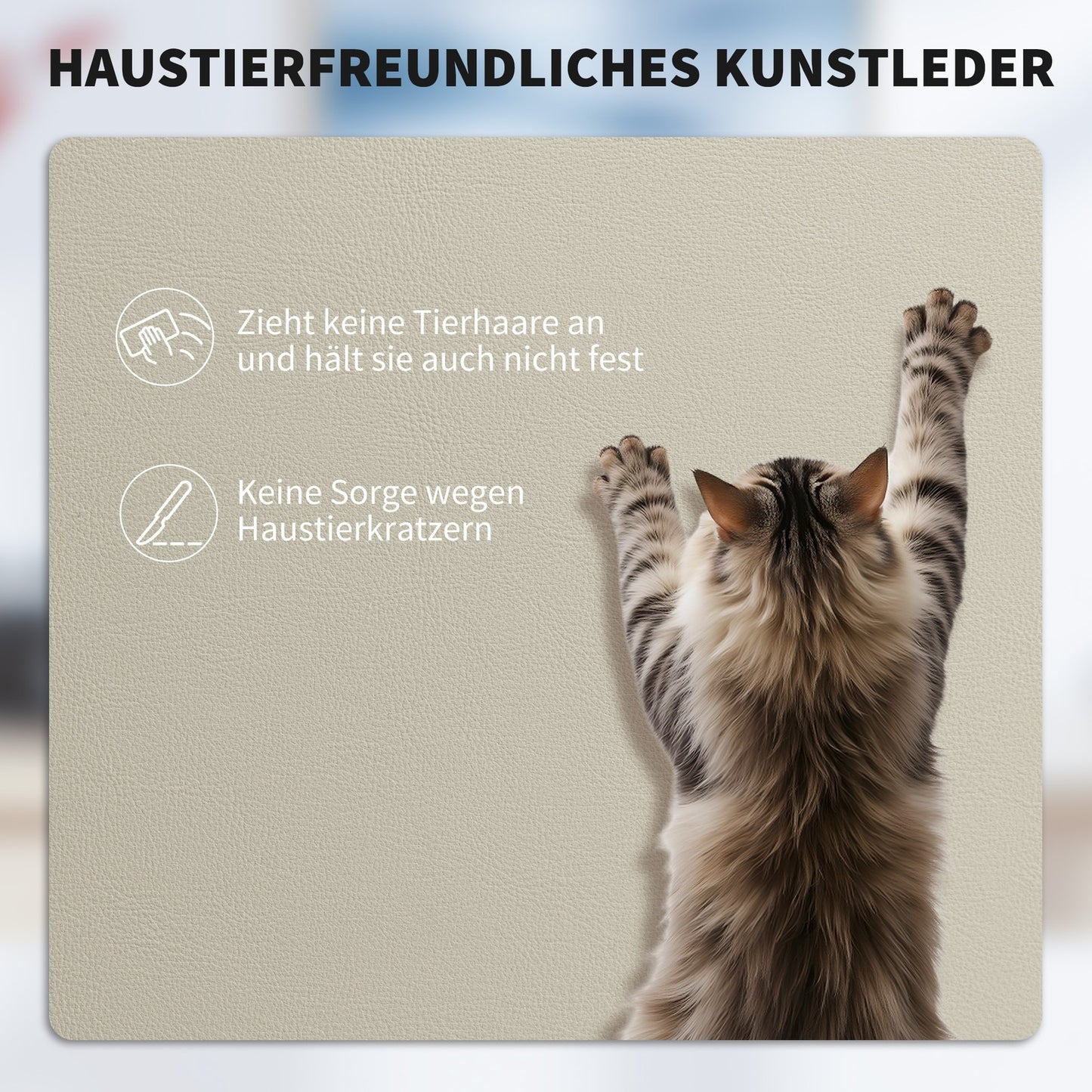 Ergonomischer Bürostuhl Schreibtischstuhl Verstellbar Fußstütze 120kg