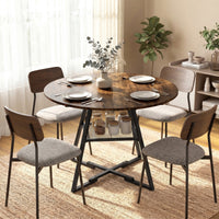 Esstisch Rund 100cm Küchentisch 4 Personen Industriedesign Tisch