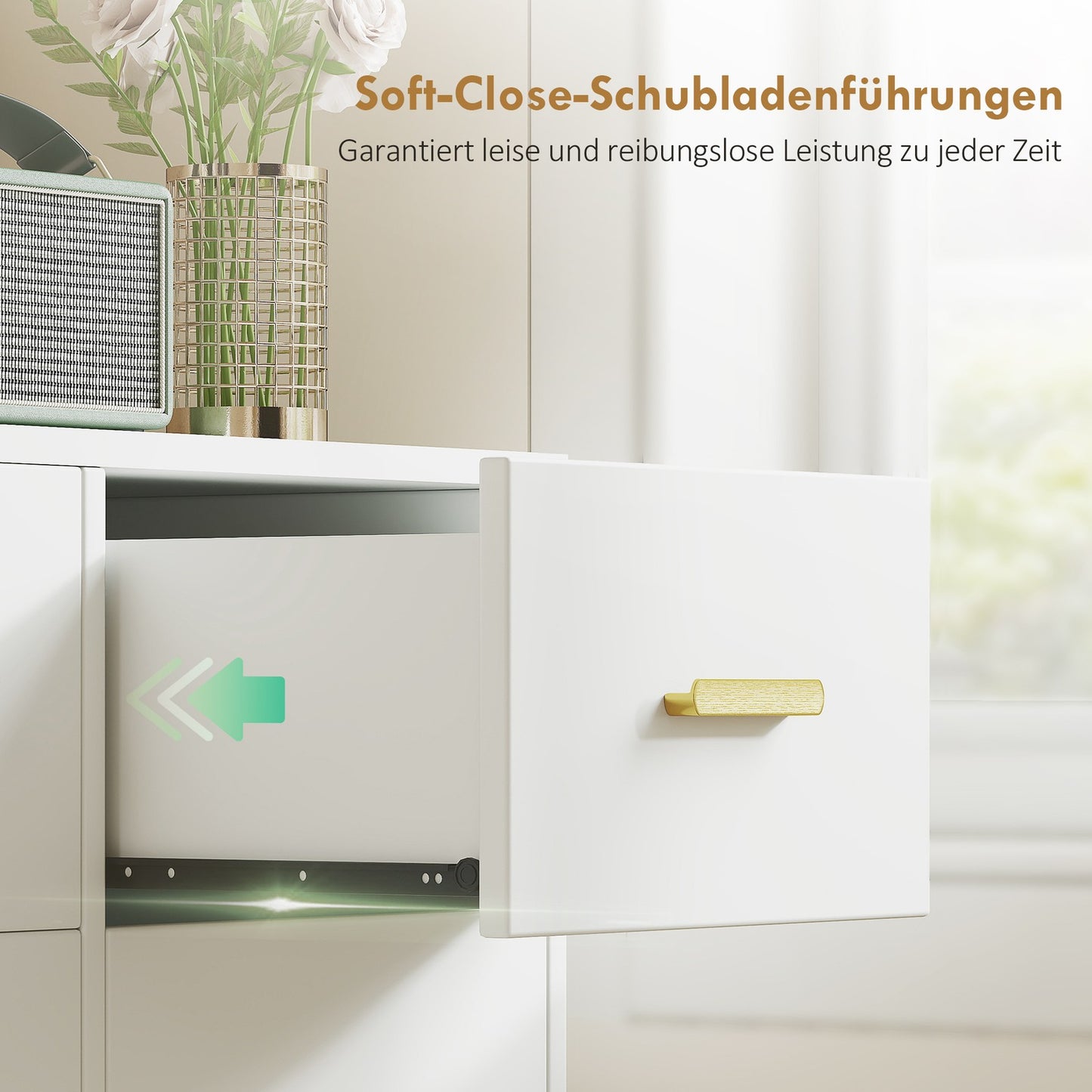 Schminktisch LED-Beleuchtung Spiegel Steckdose USB 118x78x135cm