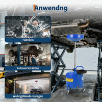 Ölauffangwagen 30L Ölablassgerät Höhenverstellbar 70-157cm Auffangbehälter