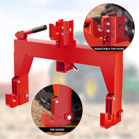 Dreipunkt Schnellkupplungsadapter Schlepperdreieck Traktor 1360kg Stahl