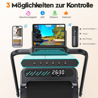 Laufband Elektrisch Klappbar Steigung APP Heimtrainer