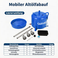 Ölauffangwagen 30L Ölablassgerät Höhenverstellbar 70-157cm Auffangbehälter